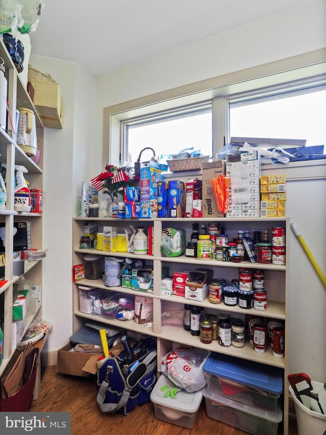 view of pantry