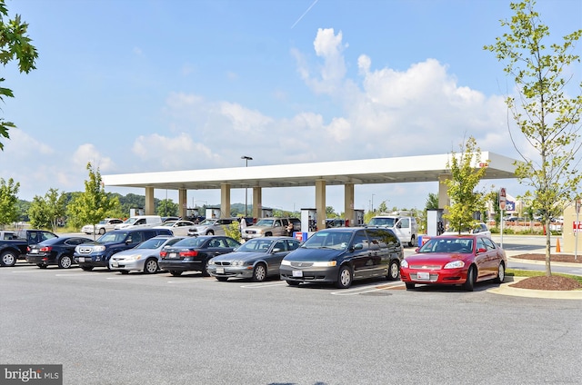 view of vehicle parking