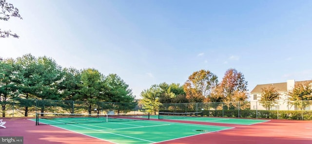 view of sport court