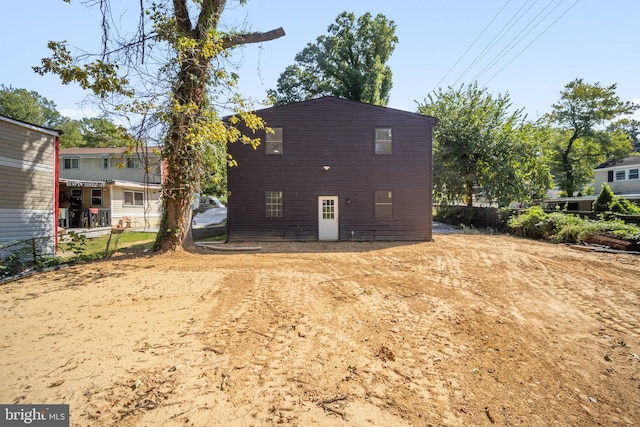 view of rear view of property