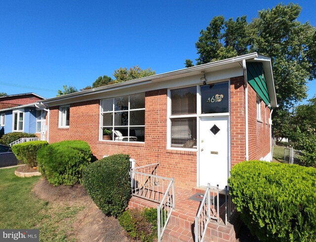 view of front of home