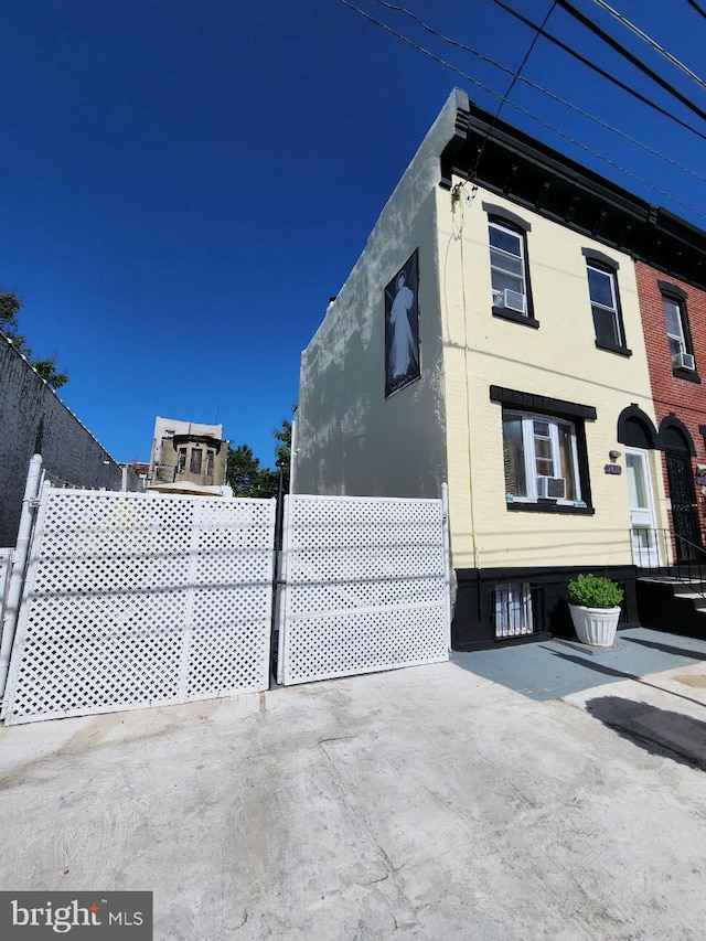 view of property exterior featuring cooling unit