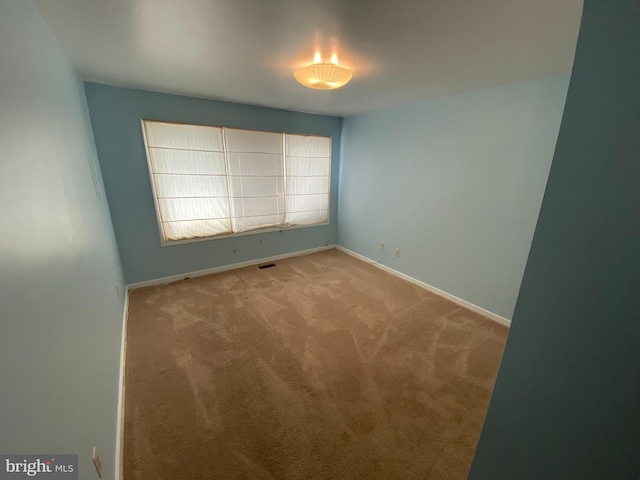 spare room with carpet floors