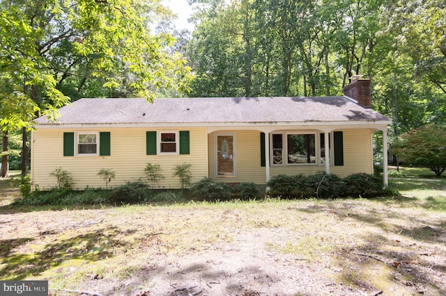 view of ranch-style house