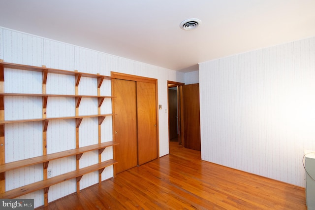 interior space featuring hardwood / wood-style floors