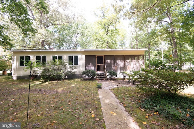 view of ranch-style home