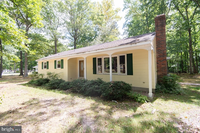 view of ranch-style home