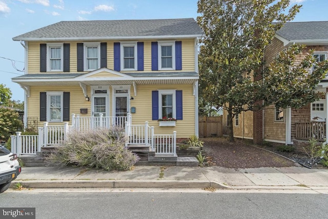 view of front of house with a porch