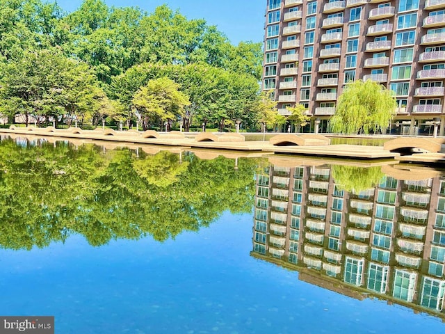 view of water feature