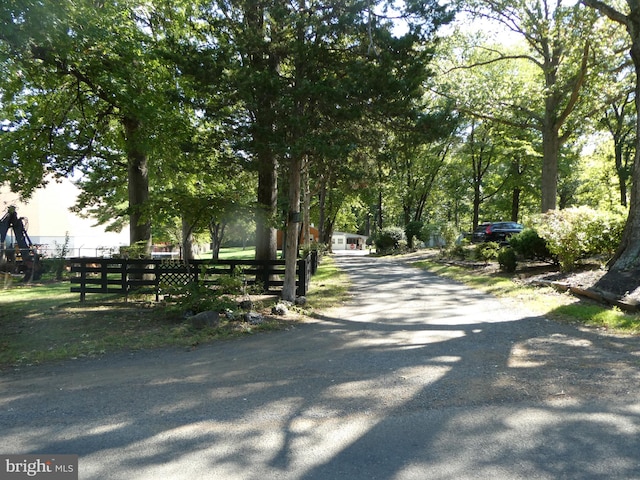 view of road