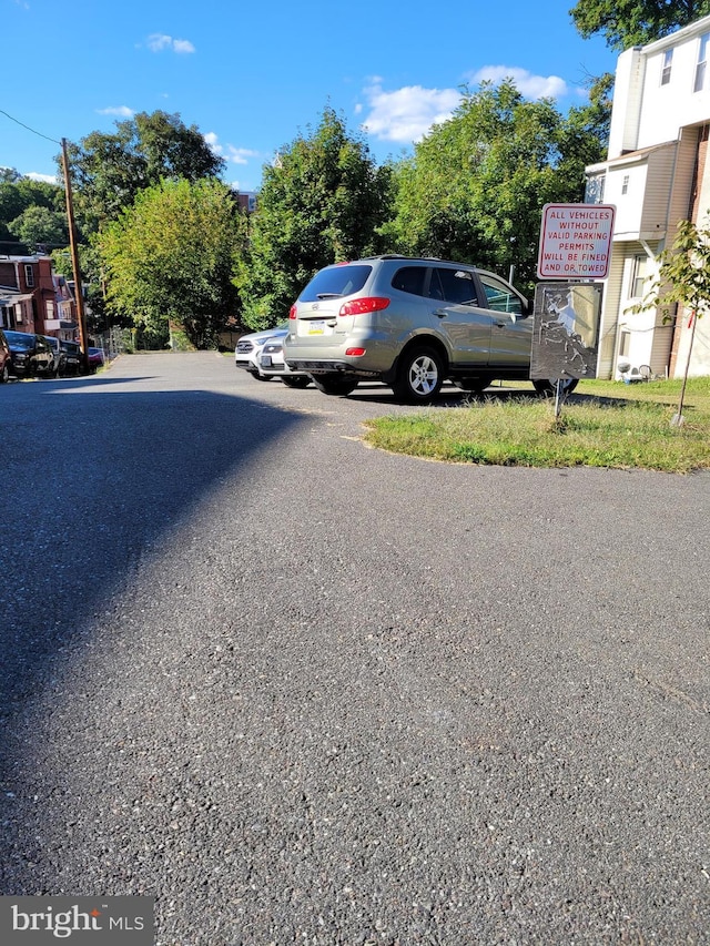 view of uncovered parking lot