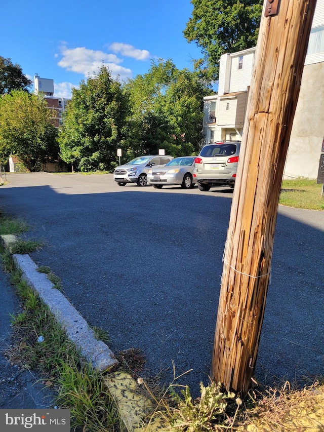 view of road