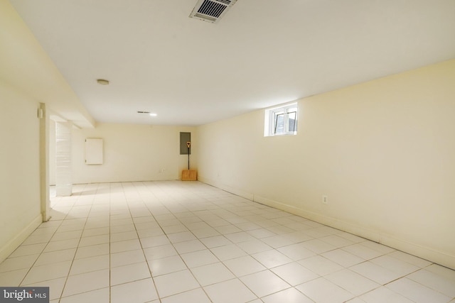 view of tiled spare room