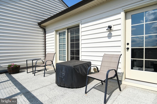 view of patio / terrace featuring grilling area