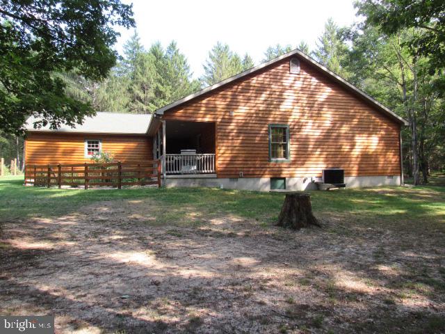 view of back of property