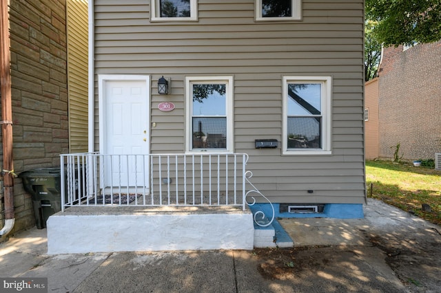 view of entrance to property