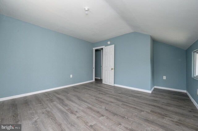 staircase with wood-type flooring