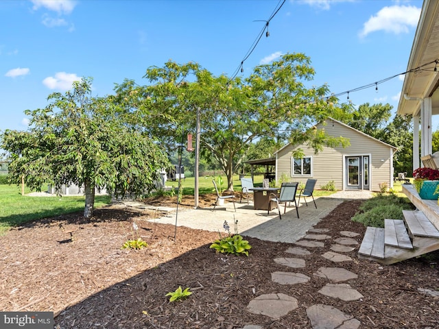 exterior space featuring a patio