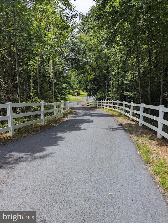 view of road