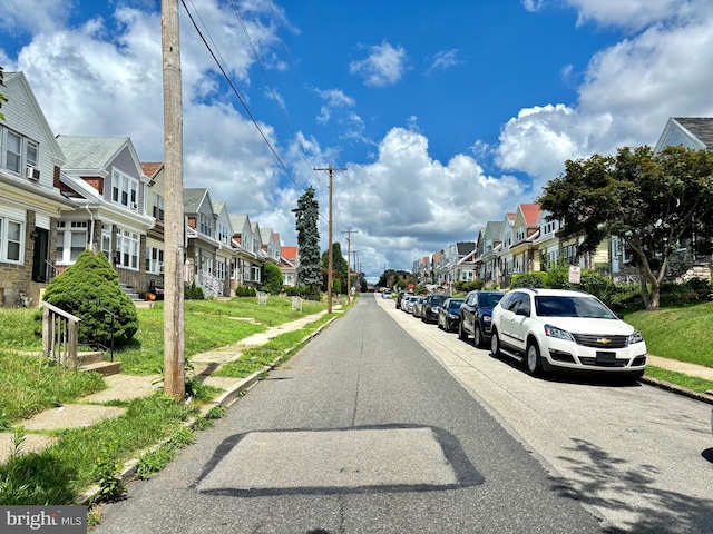 view of road