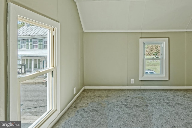 interior space featuring carpet floors