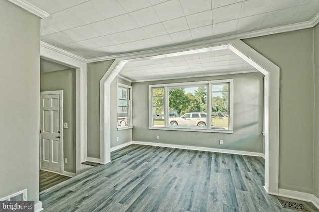 bonus room with hardwood / wood-style floors