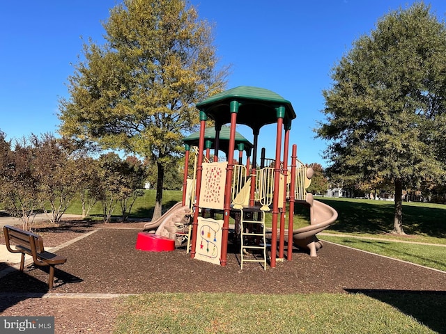 view of communal playground