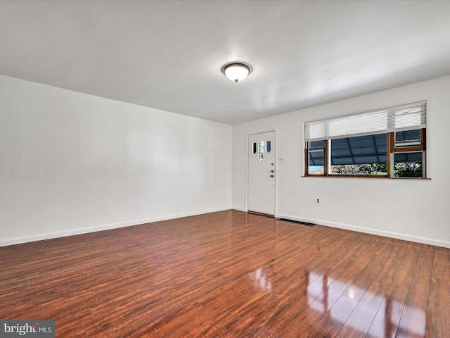 entryway featuring dark hardwood / wood-style floors