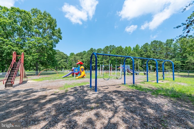 view of play area