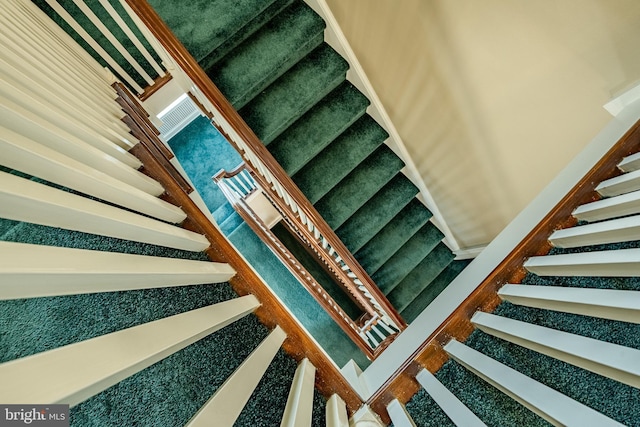 view of stairs