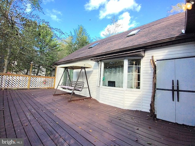 view of deck