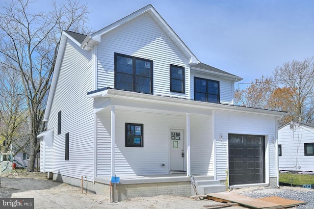 view of front of house with a porch