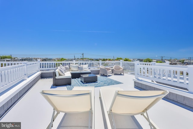 view of patio / terrace featuring outdoor lounge area