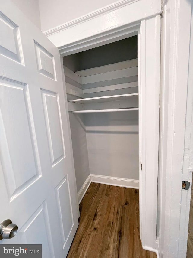 view of closet