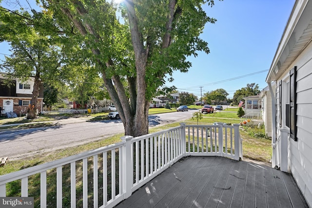 view of deck