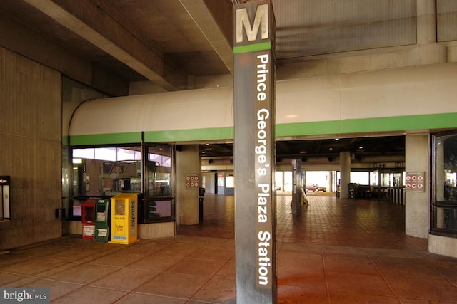 view of community lobby