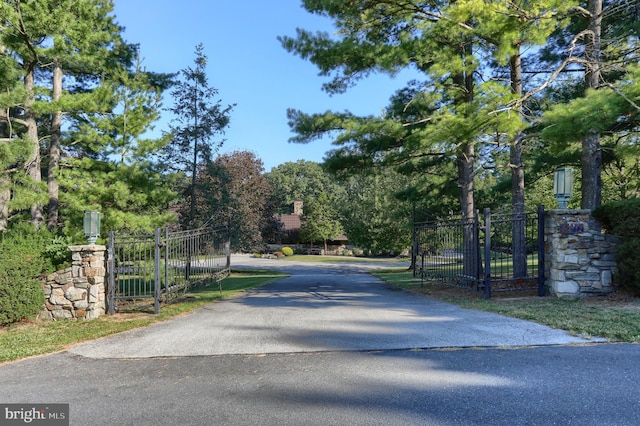 view of road