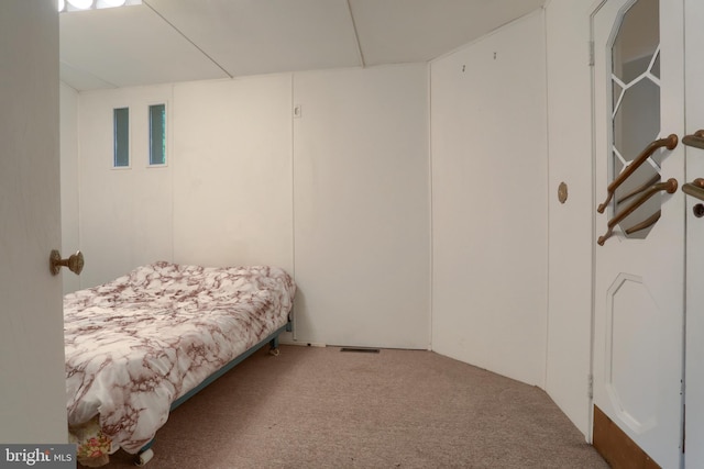 bedroom featuring carpet floors