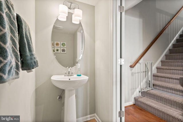41930 Cushendall Ter, Aldie, VA 20105 - bathroom with wood finished floors