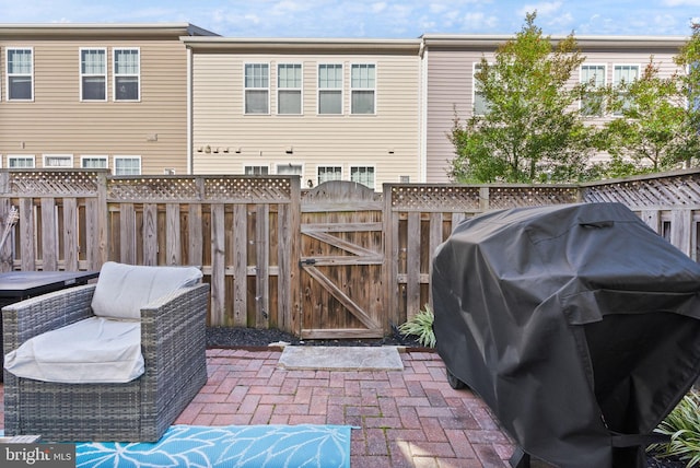 41930 Cushendall Ter, Aldie, VA 20105 - view of patio / terrace with a gate and grilling area