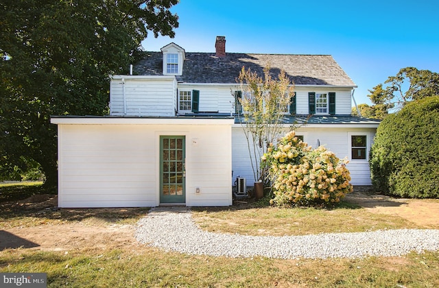 view of rear view of property