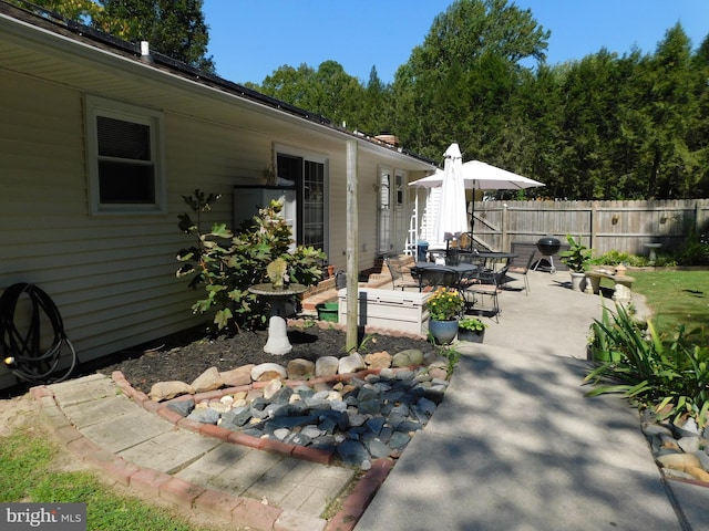 view of patio