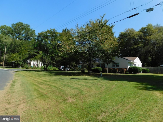 view of yard