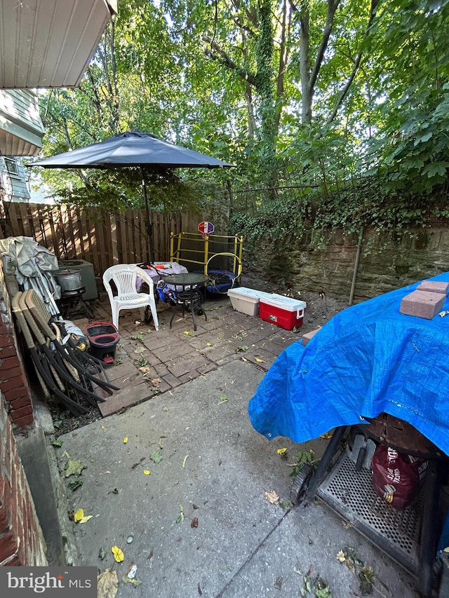 view of patio