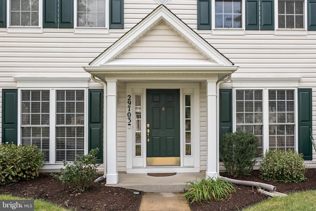 view of entrance to property