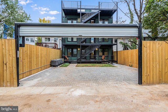 exterior space with a balcony