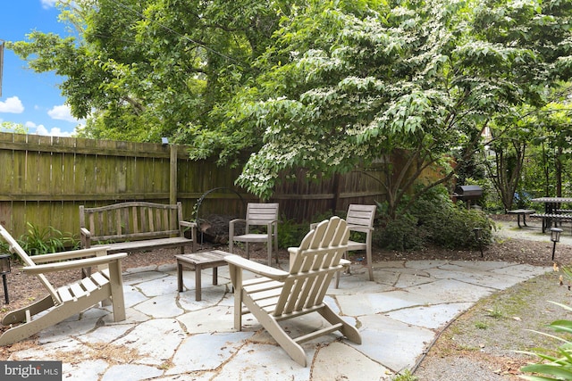 view of patio