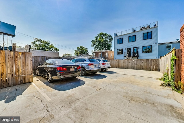 view of car parking