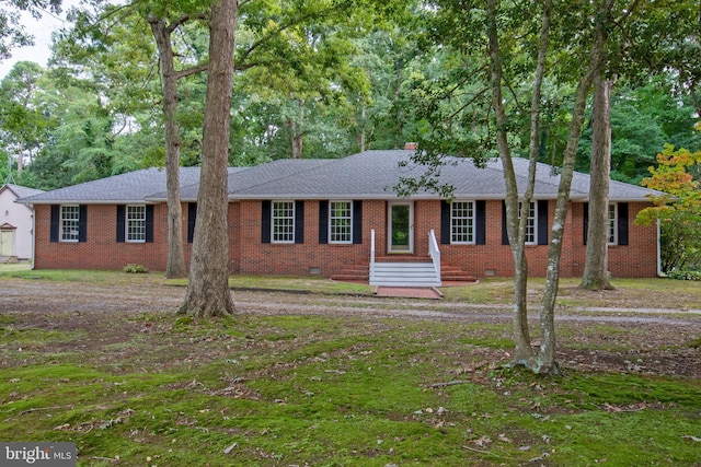 view of ranch-style house