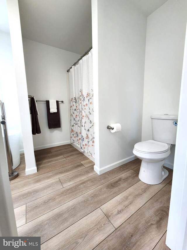 bathroom featuring vanity and hardwood / wood-style flooring